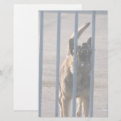 Blindenhund Briefpapier (Vorne/Hinten)