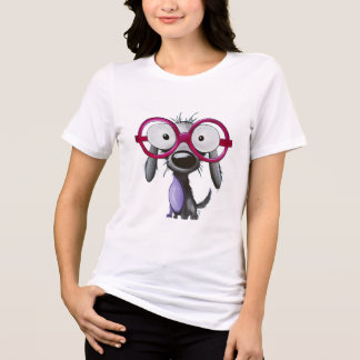 'Blindenhund'-Frauen-T-Shirt Tri-Blend Shirt