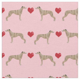 Blindenhund Liebe Rosa und Rot Stoff