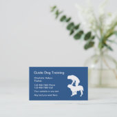 Blindenhund-Training Visitenkarte (Stehend Vorderseite)