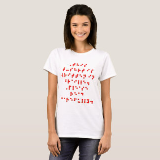 Blindenschrift T-Shirt