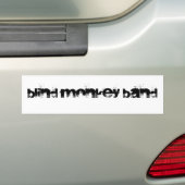 Blinder Affe-Band-Autoaufkleber Autoaufkleber (Auf Auto)