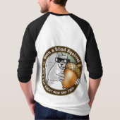 Blinder Eichhörnchen-Baseball Jersey T-Shirt (Rückseite)