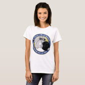 Blinder Eichhörnchen-Bowling T-Shirt (Vorne ganz)