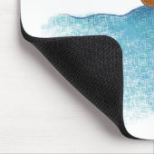 Blinder Elefant, der eine Ananas… balanciert Mousepad (Ecke)