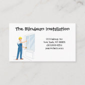 Blinder Installationsservice Visitenkarte (Vorderseite)
