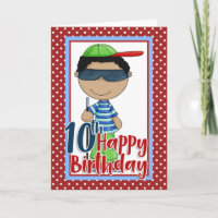 Blinder Junge - Happy 10. Geburtstag