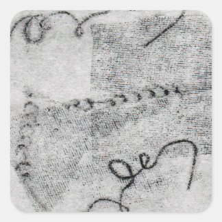 Blinder Kaiser Quadratischer Aufkleber