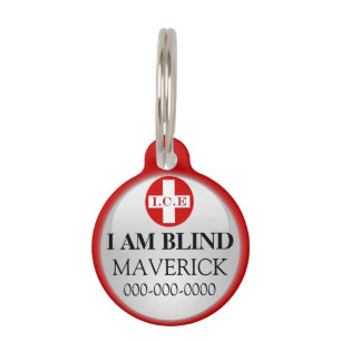 Blinder Kontakt für Haustiere DIY Haustiermarke