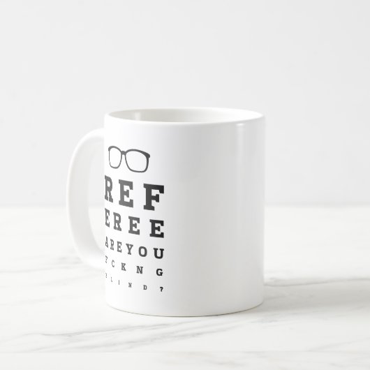 Blinder Referent Kaffeetasse (Vorderseite Links)
