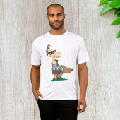Blinder Schiedsrichter, der ein Pfeifen aktiviert T-Shirt