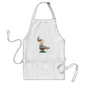 Blinder Schiedsrichter, der eine Pfeife bläst Schürze (Vorne)