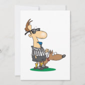 Blinder Schiedsrichter Einladung (Vorderseite)