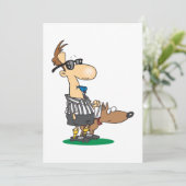 Blinder Schiedsrichter Einladung (Stehend Vorderseite)