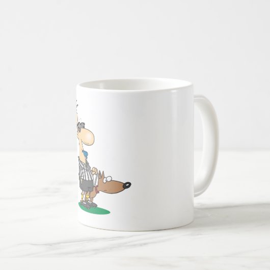Blinder Schiedsrichter Kaffeetasse (VorderseiteRechts)