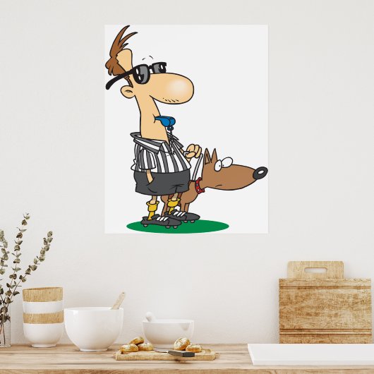 Blinder Schiedsrichter Poster (Küche)