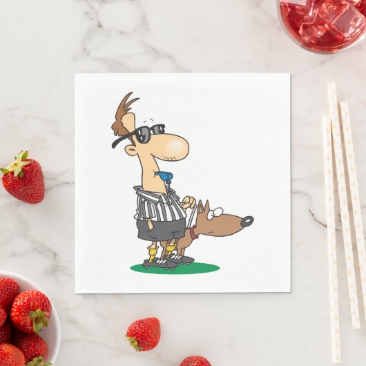 Blinder Schiedsrichter Serviette (Beispiel)