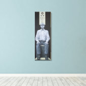 Blinder Standort 1978 Leinwanddruck (Insitu (Holzboden))