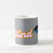 blindes Augensymbol Kaffeetasse (Mittel)
