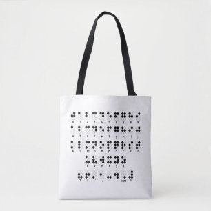 Blindes Buchstabesymbol Blindenschrift-Alphabetes Tasche