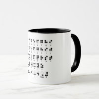 Blindes Buchstabesymbol Blindenschrift-Alphabetes