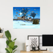 Blindes Duck Poster (Heimbüro)