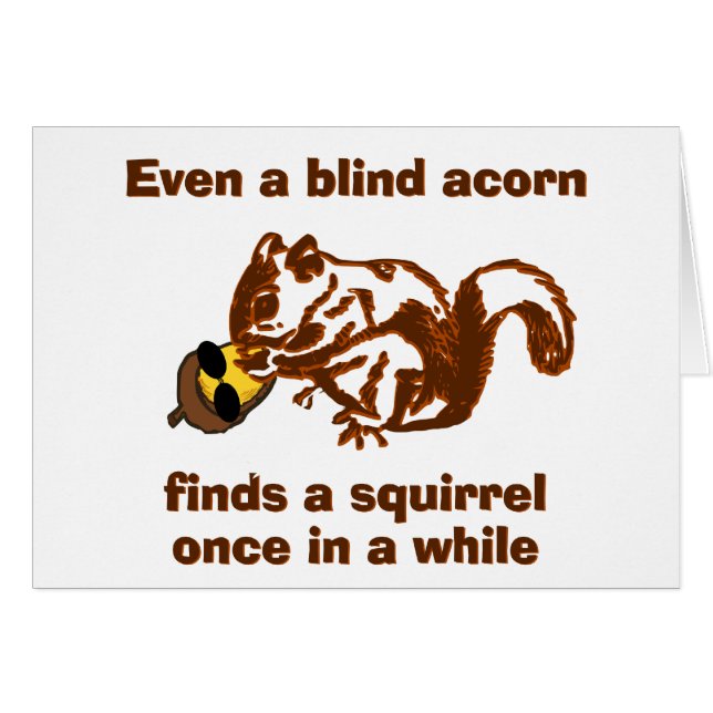 Blindes Eichhörnchen (Vorderseite (Horizontal))