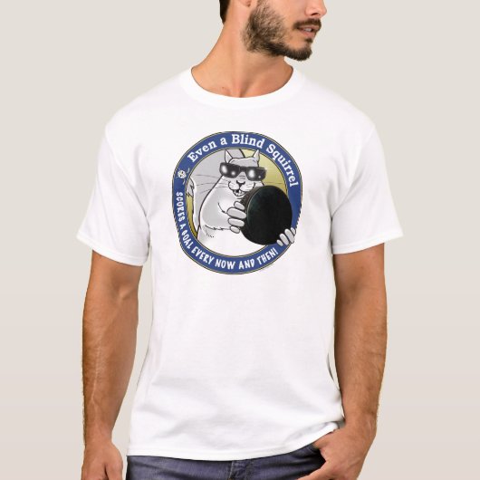 Blindes Eichhörnchen-Hockey T-Shirt (Vorderseite)