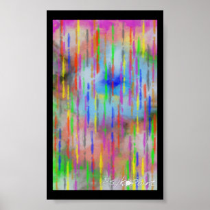 Blindes Farbposter Poster