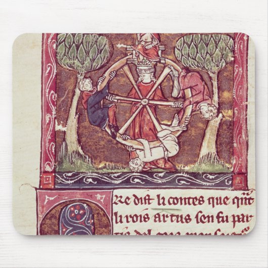 Blindes Göttin Vermögen mit König Arthur Mousepad (Vorne)