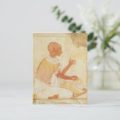 Blindes Harpist Singen, aus dem Grab von Nakht Postkarte (Stehend Vorderseite)