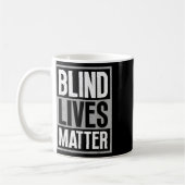 Blindes Leben - Blindes Bewusstsein Sehbehinderte Kaffeetasse (Links)