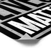 Blindes Leben - Blindes Bewusstsein Sehbehinderte Poster (Ecke)