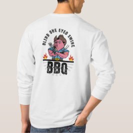 Blindes Mit Augen Schwein T-Shirt