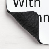 Blindes Mousmat Mousepad (Ecke)