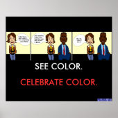 Blindes Plakat in voller Farbe (Vorne)