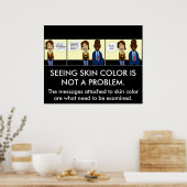 Blindes Plakat in voller Farbe (Küche)