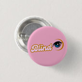 blindes rosa Symbol Button (Vorne & Hinten)