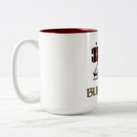 Blindes Schwein 2 Tone Kaffee Tasse (15 oz)