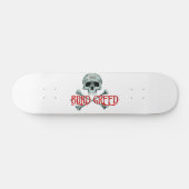 Blindes Skate-Brett der Habsucht-"N.O.S." Skateboard (Horizontal)