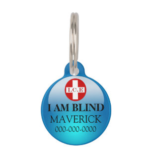 Blindes Tier-Bewusstsein DIR Haustiermarke