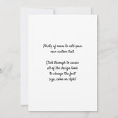 Blindes Tobit und Ehefrau Anna, Vintage Religion Einladung (Rückseite)