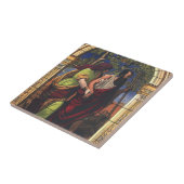 Blindes Tobit und Ehefrau Anna, Vintage Religion Fliese (Seite)