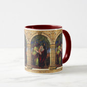 Blindes Tobit und Ehefrau Anna, Vintage Religion Tasse (VorderseiteRechts)