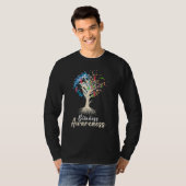 Blindess Awareness Blind Person T-Shirt (Vorne ganz)