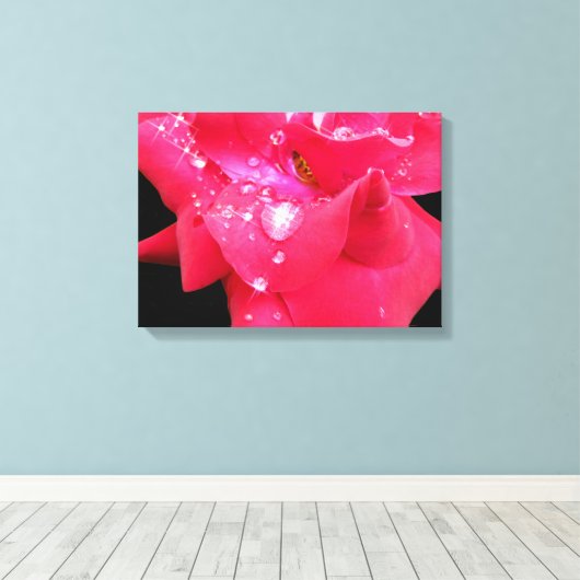 Blindfarben-Blindfarben Leinwanddruck (Insitu (Holzboden))