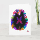 Blindfarben-Designkarte Karte (Vorderseite)