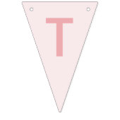 Blindfarben-Wildblumen Brautparty Bunt-Banner Wimpelkette (Dritte Fahne)