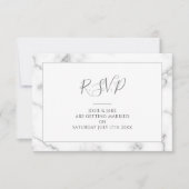 Blindfarbenblätter RSVP-Karte RSVP Karte (Vorderseite)