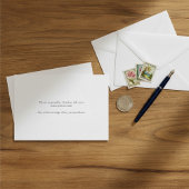 Blindfarbenblätter RSVP-Karte RSVP Karte